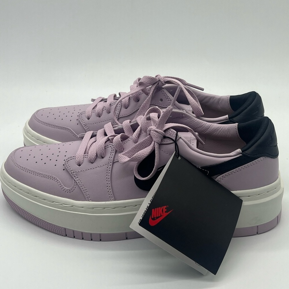 Women's Air Jordan Retro 1 Elevate Low Sneakers DH7004-501 Iced Lilac - Picture 4 of 5
